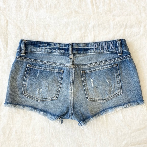 Victoria’s Secret Pink Rhinestone Cutoff Shorts - Picture 8 of 9